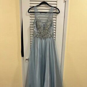 Blue formal dress